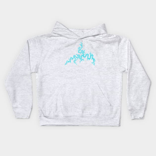 Table Rock Lake - Teal Kids Hoodie by Table Rock Lake